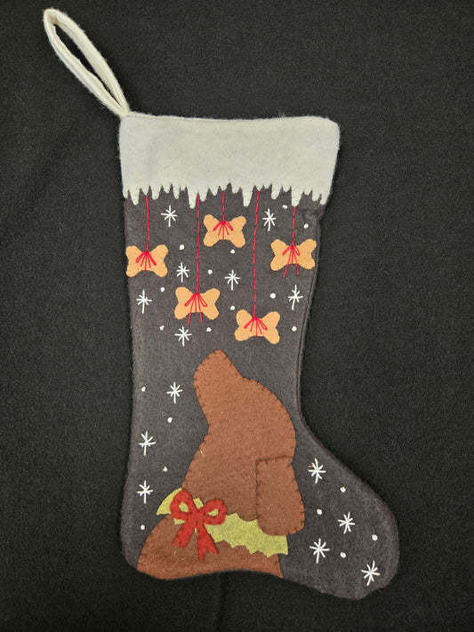 Dog Stocking - felt