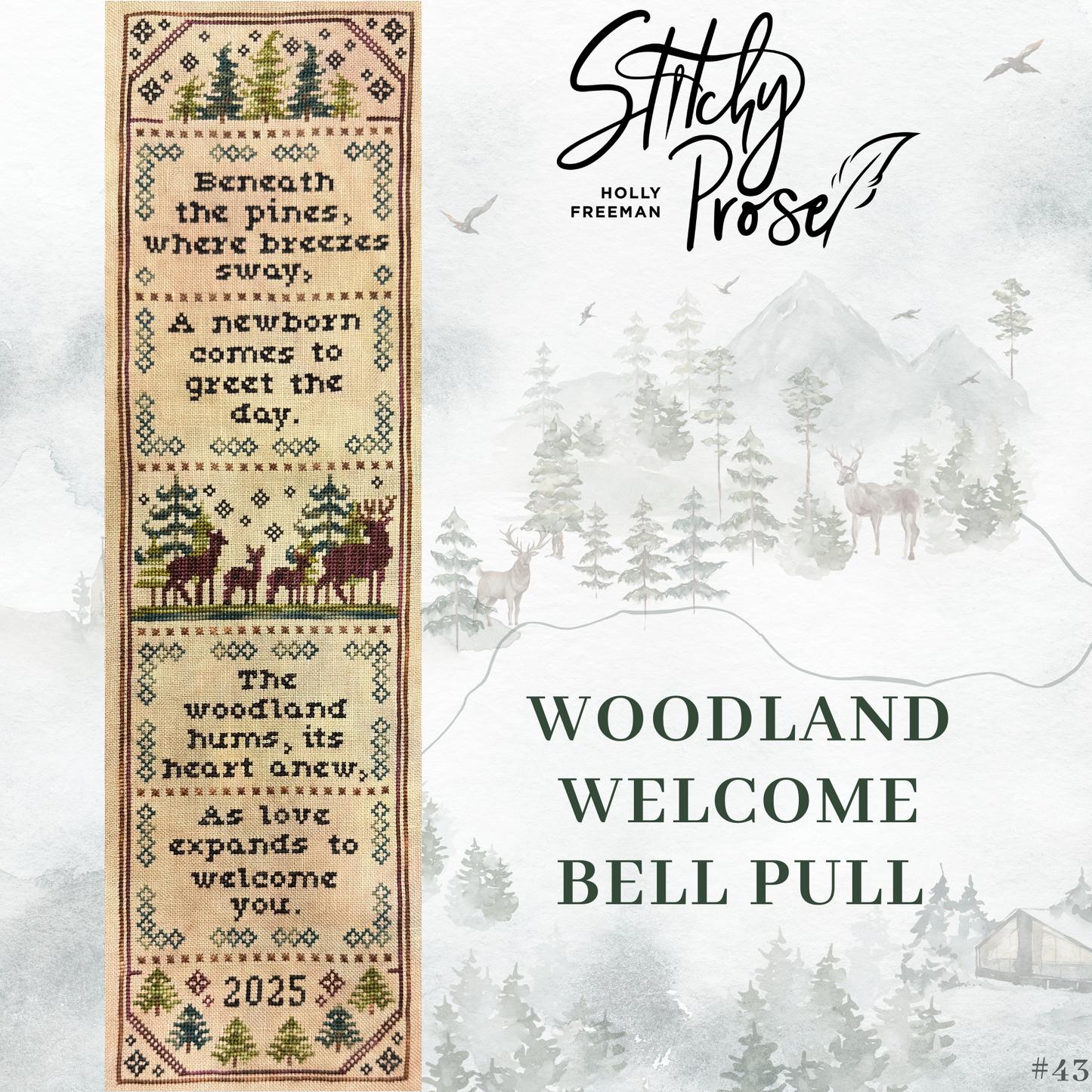 Woodland Welcome Bell Pull