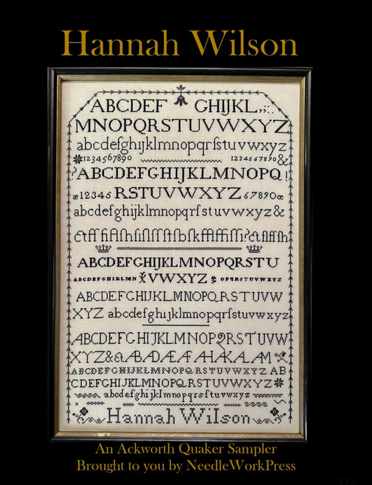 Hannah Wilson Ackworth Sampler