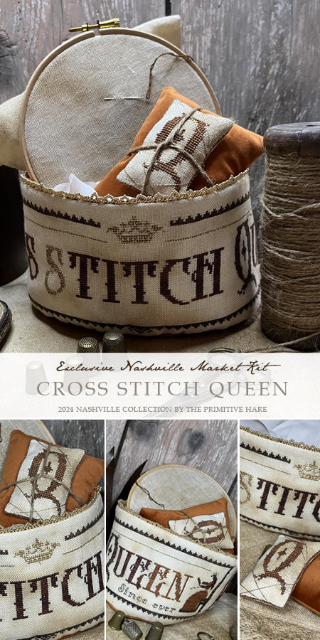 Cross Stitch Queen Basket kit