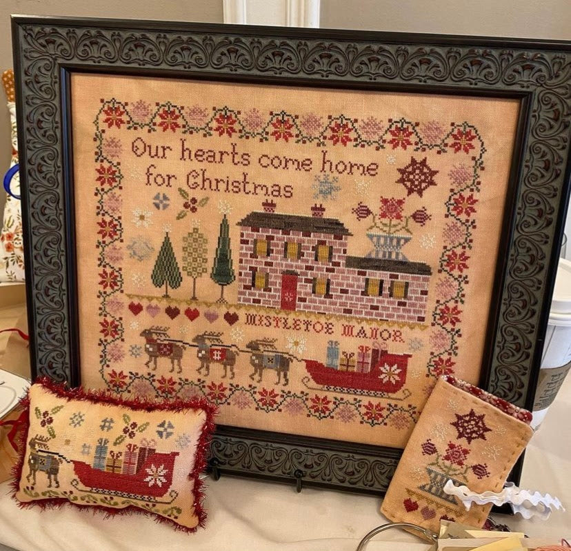 Mistletoe Manor Sampler... VALDANI THREAD PACK