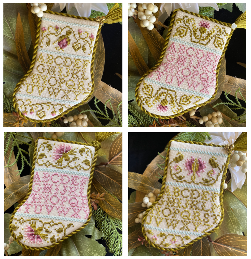 English Country Garden Christmas Stocking